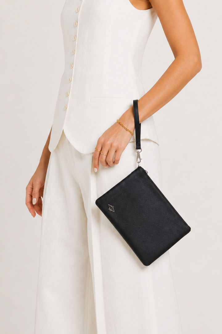 Siyah Yaya Clutch