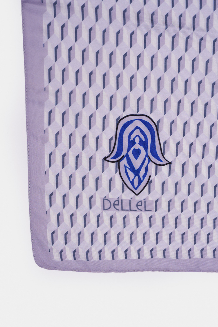 Gri Şahmeran Monogram Fular